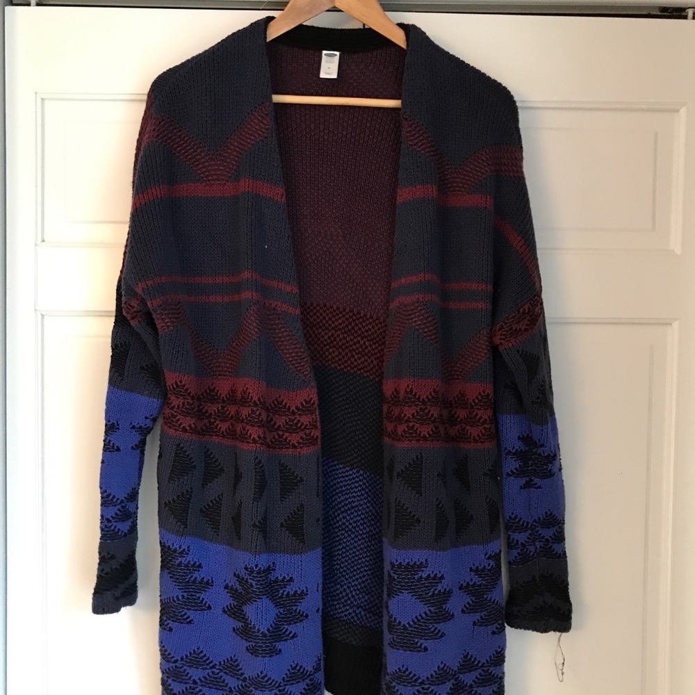 Old Navy Tribal Cardigan Maternity